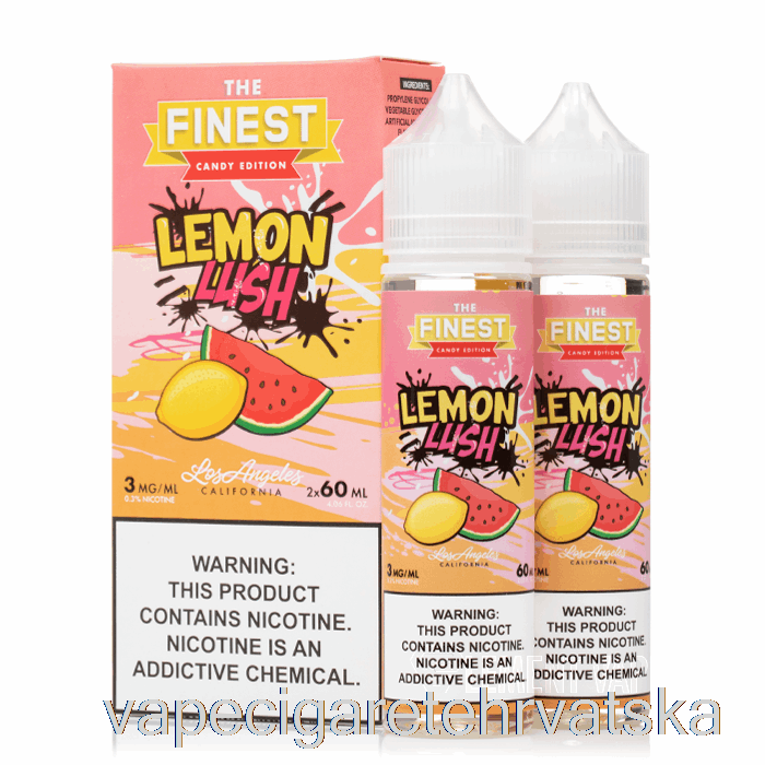 Vape Cigarete Lemon Lush - The Best Candy Edition - 120ml 0mg